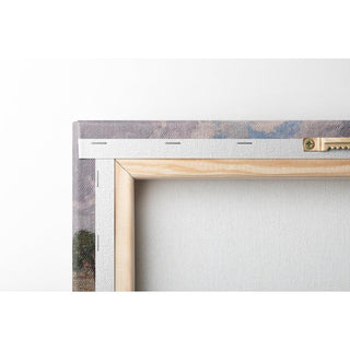 A Canal with Boats Before a Town - Alfred Zoff | Reproduction Tableau Décoration murale affiche copie