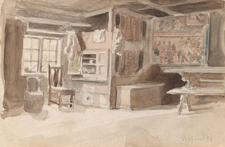 Adolph Tidemand - Interir Leksand.webp