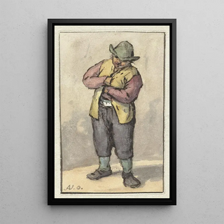 Adriaen van Ostade - Staande boer met groene hoed.webp