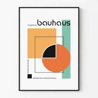 Affiche Bauhaus - Éclats Constructivistes