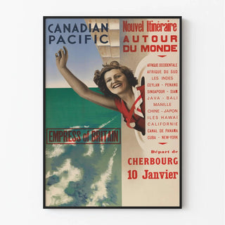 Affiche Canadian Pacific vintage – Empress of Britain