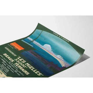 Affiche Cherbourg Tourlaville vintage – Lotissement "Les Mielles"