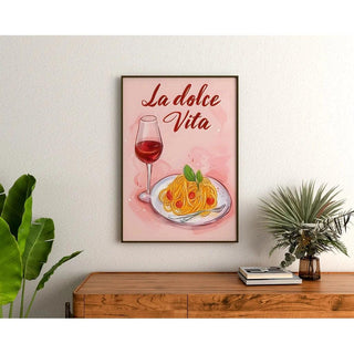 Affiche Décoration Cuisine - La Dolce Vita