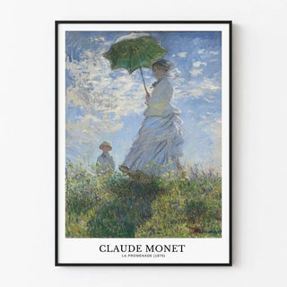 Affiche La Promenade - Claude Monet
