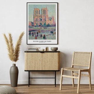 Affiche Paris - Tableau Notre-Dame de Paris - Maximilien Luce