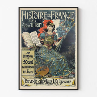 Affiche vintage - Histoire de France par Victor Duruy