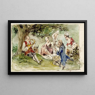 Albert Edelfelt - Huvila lhteen vierell harjoitelma.webp