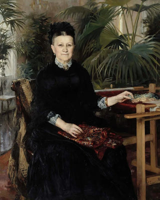Albert Edelfelt - Portrait Of Mrs Anna Sinebrychoff.webp