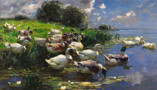Alexander Koester - Enten Seelandschaft.webp