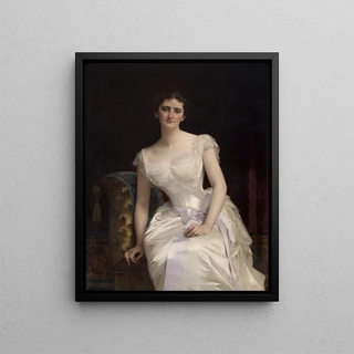 Alexandre Cabanel - Portrait of Mary Victoria Leiter the later Lady Curzon of Kedleston Vicereine of India.webp