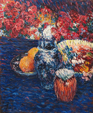 Alexej von Jawlensky - Stillleben mit Blumen und Frchten.webp