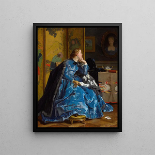 Alfred Stevens - A Duchess The Blue Dress.webp