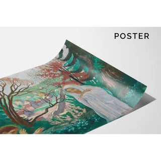 Annonciation au Jardin Printanier - Maurice Denis | Reproduction Tableau Décoration murale affiche copie