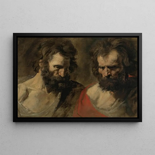 Anthony van Dyck - Two Studies Of A Bearded Man.webp