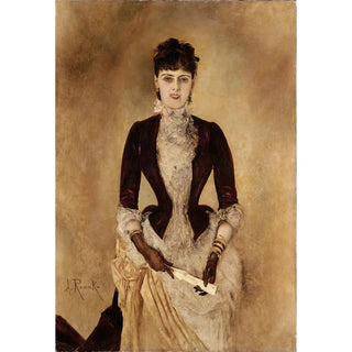 Anton Romako - Portrait Of Isabella Reisser.webp