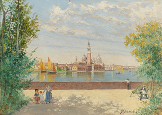 Antonietta Brandeis - Venice a view of San Giorgio from the Giardini.webp