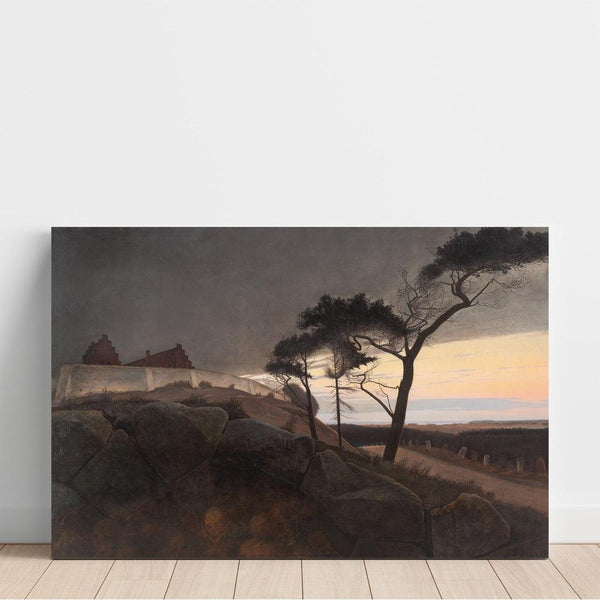 Riproduzione del dipinto Dopo il tramonto del sole - Laurits Andersen Ring