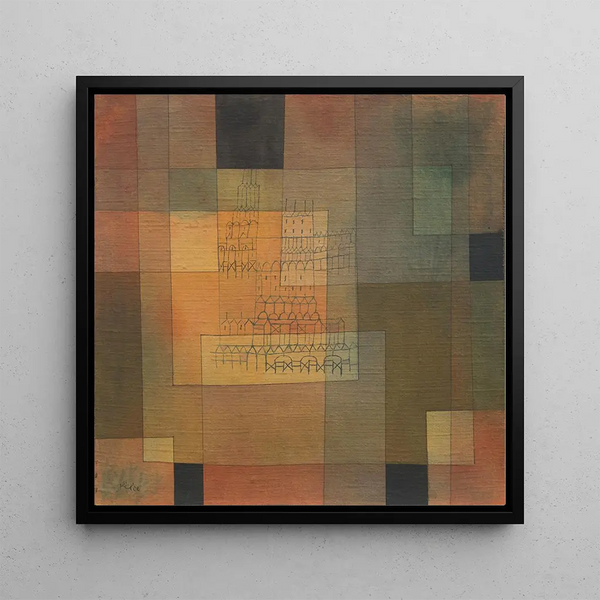 Riproduzione del dipinto Architettura polifonica - Paul Klee