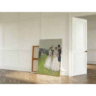 Au Grand Prix de Paris - Childe Hassam | Reproduction Tableau Décoration murale affiche copie