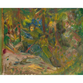 Au-dessus de la proie - Arnold Peter Weisz-Kubínčan | Reproduction Tableau Décoration murale affiche copie