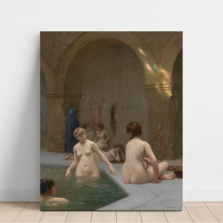 Baigneuses - Jean-Léon Gérôme | Reproduction Tableau Décoration murale affiche copie
