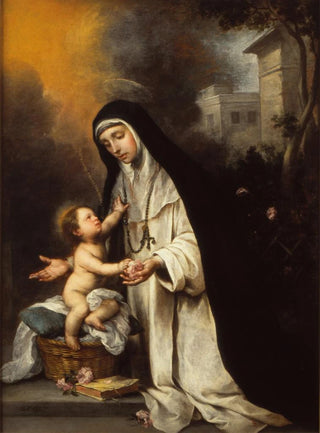 Bartolom Estebn Murillo - Saint Rose Of Lima.webp