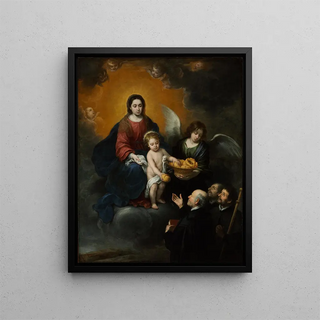 Bartolom Estebn Murillo - The Infant Christ Distributing Bread To The Pilgrims.webp
