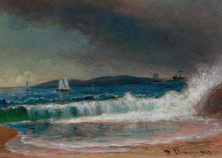 Benjamin Champney - Oil Study for Seascape.webp