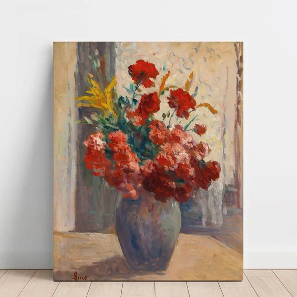Riproduzione del dipinto Bouquet di Fiori in un Vaso - Maximilien Luce
