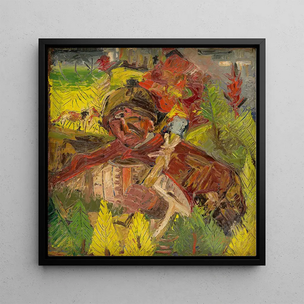 Bûcheron - Arnold Peter Weisz-Kubnan — quadro incorniciato alla parete
