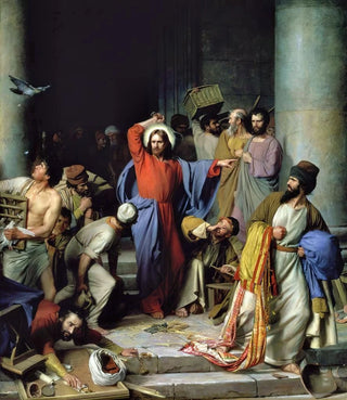 Carl Bloch - Casting out the Money Changers.webp