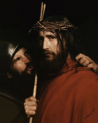 Carl Bloch - Christ with Mocking Soldier.webp