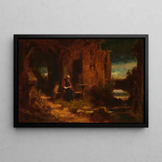 Carl Spitzweg - Einsiedler in der Dmmerung Der Anachoret.webp