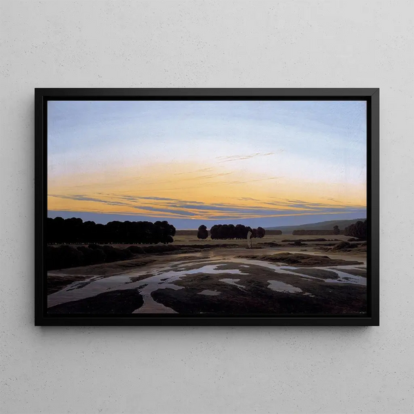 Le Grosse Gehege près de Dresde - Caspar David Friedrich — quadro incorniciato alla parete