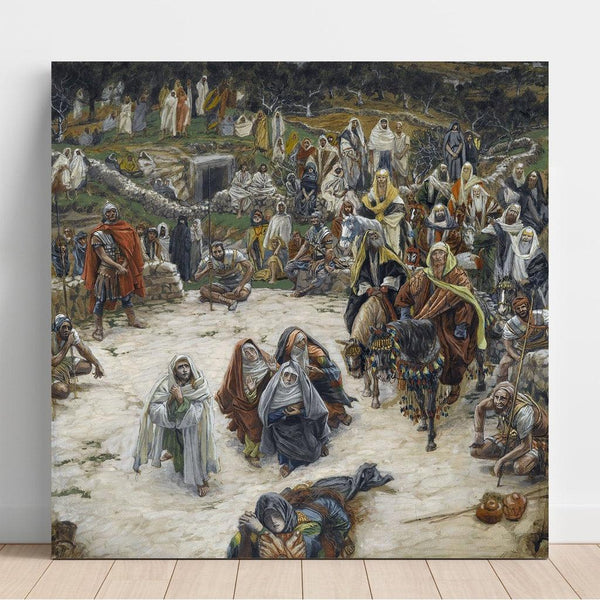 Riproduzione del dipinto Ciò che il nostro Signore vedeva dalla croce - James Tissot