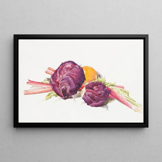 Charles Demuth - Red Cabbages Rhubarb and Orange.webp