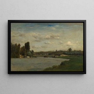 Charles Franois Daubigny - Landscape on a River.webp