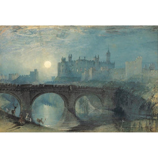 Château d'Alnwick - Joseph Mallord William Turner | Reproduction Tableau Décoration murale affiche copie