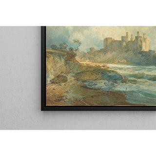Château de Conway, Pays de Galles du Nord - Joseph Mallord William Turner | Reproduction Tableau Décoration murale affiche copie