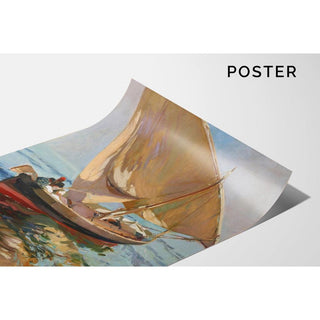 Chemin de la pêche, Valence - Joaquín Sorolla | Reproduction Tableau Décoration murale affiche copie