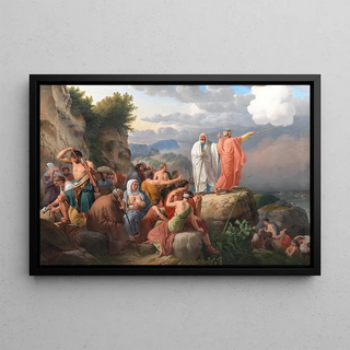 Christoffer Wilhelm Eckersberg - Moses lader Det Rde Hav vende tilbage og Faraos hr oversvmmes.webp