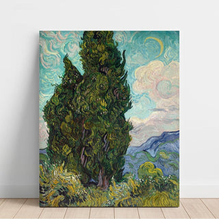 Cyprès - Vincent van Gogh | Reproduction Tableau Décoration murale affiche copie