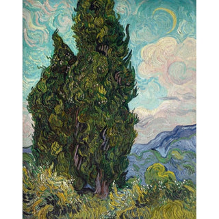 Cyprès - Vincent van Gogh | Reproduction Tableau Décoration murale affiche copie