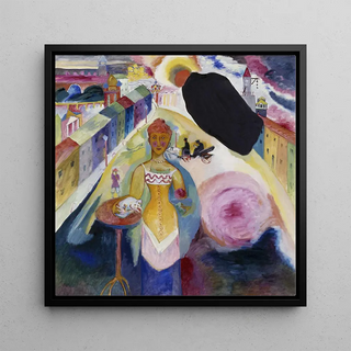 Dame à Moscou - Wassily Kandinsky