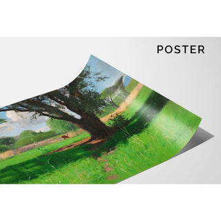 Dans la savane d'Afrique de l'Est - Wilhelm Kuhnert | Reproduction Tableau Décoration murale affiche copie