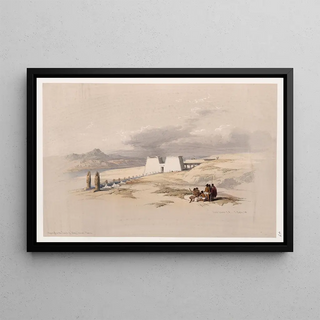 David Roberts - Approach to the Temple of Wady Sabua Wadi alSabua Nubia.webp