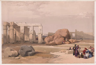 David Roberts - Fragment of the Great Colossi at the Memnonium Thebes.webp