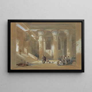David Roberts - The Grand Portico at the Temple at Esneh Egypt.webp