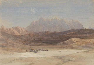 David Roberts - The Plain of El Raheh Mount Sinai.webp
