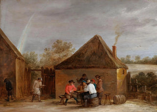 David Teniers The Younger - Village Scene.webp